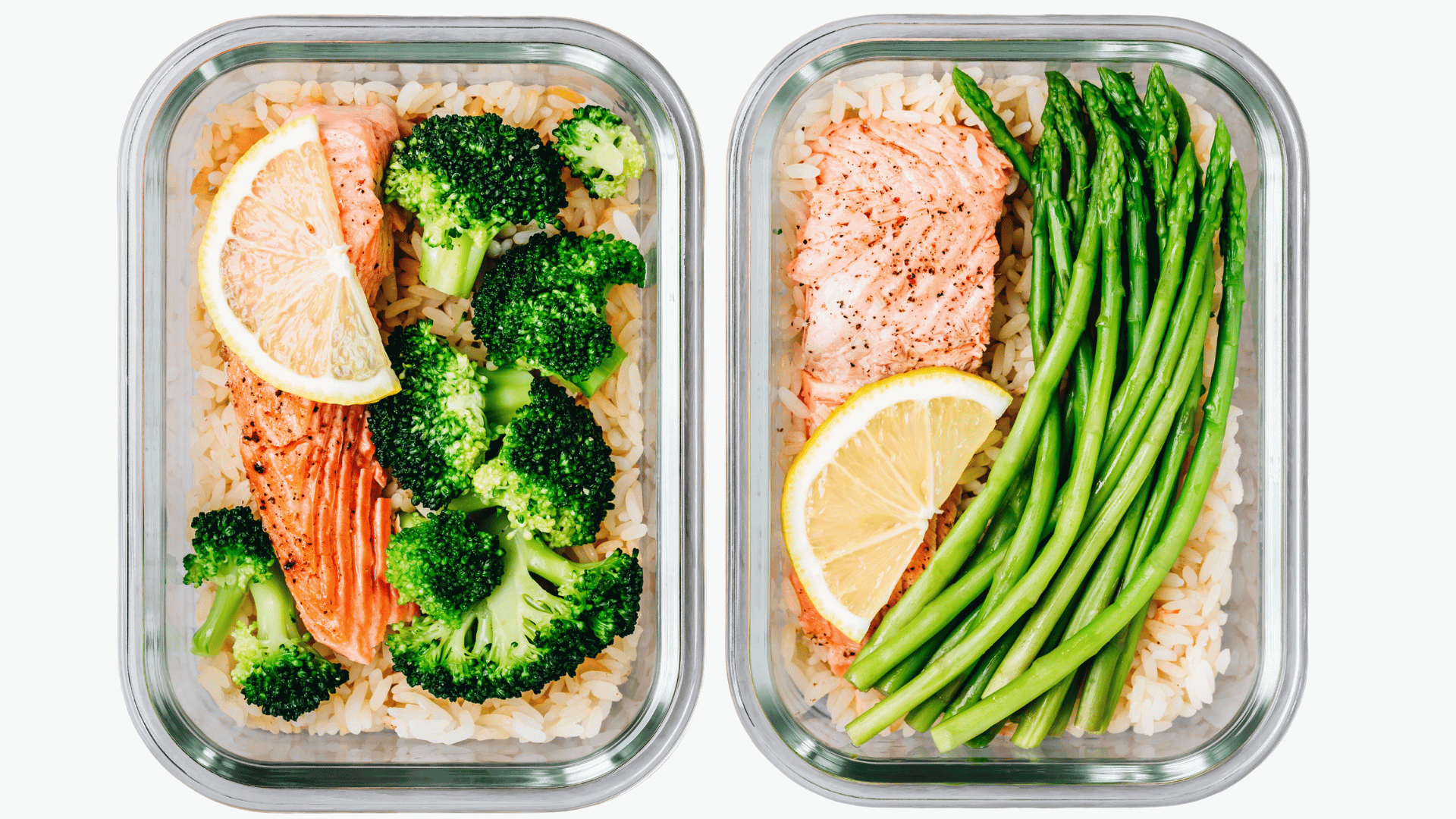 meal prep matlådor med lax. Perfekta för matlådemat.