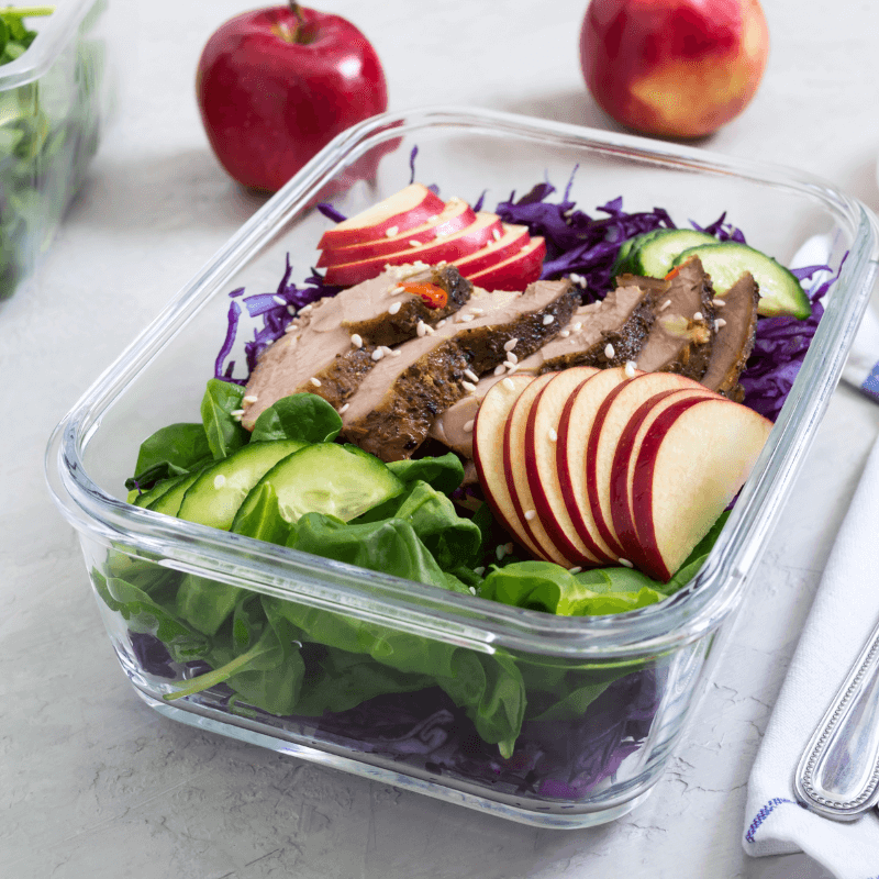 Medium Meal Prep lunchlåda av glas